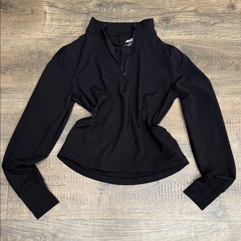 Avia Women's Black Quarter-Zip Sweatshirt